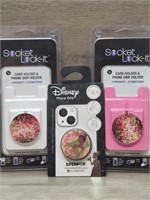 Disney Phone Grip & 2 Card Holder/Phone Grips