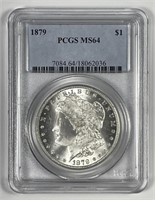 1879 Morgan Silver $1 PCGS MS65