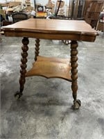 Ball And Claw Foot Oak Table
