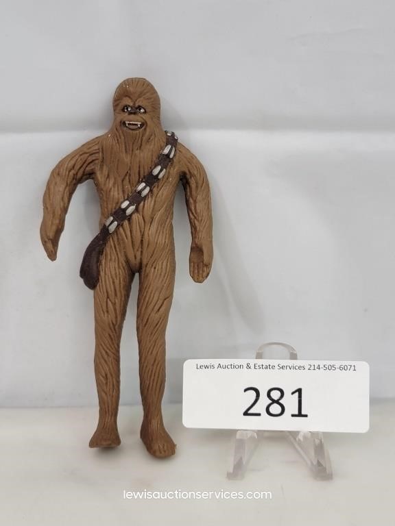 1983 JusToys Bend-Ems Chewbacca Action Figure