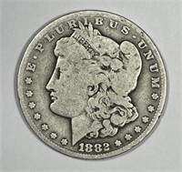 1882-CC Morgan Silver $1 Carson City Good G+