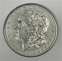 1883-S Morgan Silver $1 About Uncirculated AU det