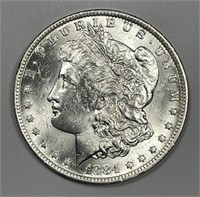 1884-O Morgan Silver $1 Brilliant Uncirculated BU