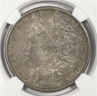 1884-S Morgan Silver $1 NGC AU50