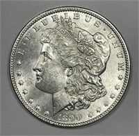 1890 Morgan Silver $1 Brilliant Uncirculated BU