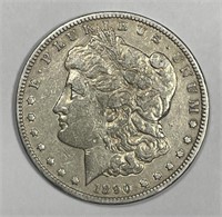 1890-CC Morgan Silver $1 Carson City Very Fine VF