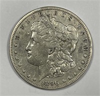 1896-S Morgan Silver $1 Very Fine VF details
