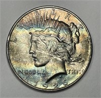 1926-D Peace Silver $1 Color Toned Uncirculated BU