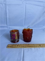 Bob St. Clair Ruby Red Toothpick Holders