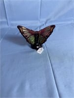 Fenton Ruby Red Hand Painted Butterfly