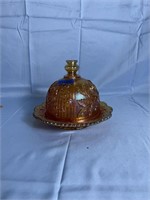 Imperial Marigold Covered Butter Dish