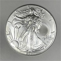 2021-W American Silver Eagle Uncirculated BU