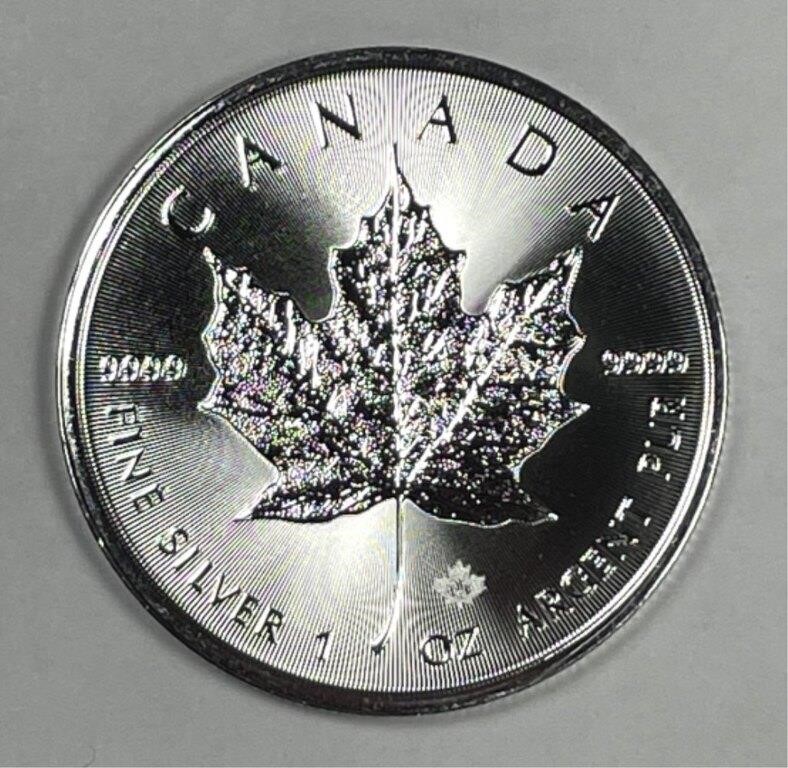 2023 $5 Canadian Silver Maple Leaf .9999