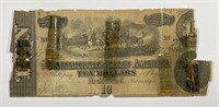 1864 $10 Confederate Note Well Circulated