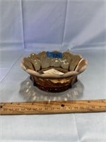 Fenton Heavy Quilted Bowl