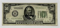 1928-A $50 FRN New York Fr#2101B Very Fine VF