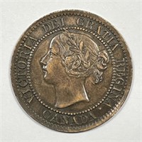 CANADA: 1859 Large Cent N9 Extra Fine XF