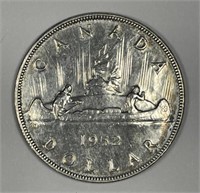 CANADA: 1952 Silver Dollar Uncirculated