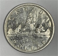 CANADA: 1956 Silver Dollar Uncirculated