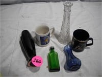 Old Medicine Bottle, Vases & Mugs