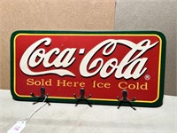 17" Coca-Cola Wall-mounted Key or Cup Holder