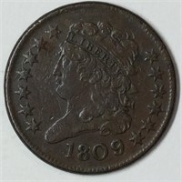 1809/6 1/2 CENT CHXF45