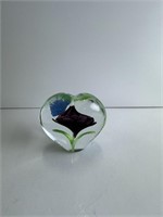 Iris Glass Paperweight