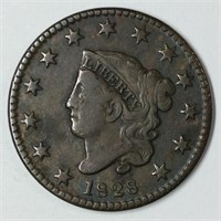 1828 1C SMALL WIDE DATE CHVF