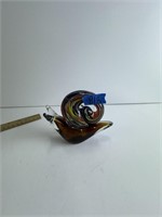 Murano Style Art Glass Snail