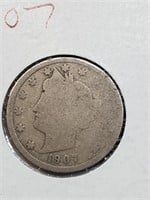 Lamination Error 1907 V-Nickel