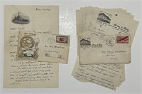 Military Service Letters 1940 & 1943 w/Covers
