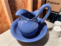 Bybee Pottery Wash Bowl/Pitcher-Walter Cornelison