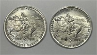 1935 Pony Express Diamond Jubilee Pair BU