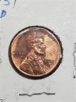 AU 1951-D Wheat Penny
