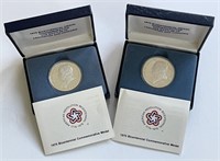 1975 Paul Revere Bicentennial Sterling Medal Pair