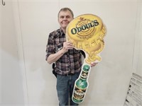 O'DOUL'S Metal Beer Sign 38" L