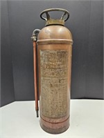 VTG  Advertising Brass / Copper Fire Extinguisher