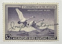 US: 1950 Federal Duck Stamp RW17 Used