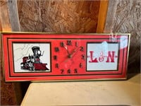 L&N Railroad Battery Operated Clock-Works