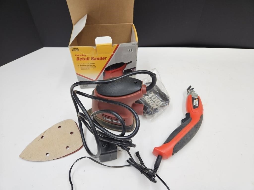 Electric Palm Sander & Electric  non working Clips