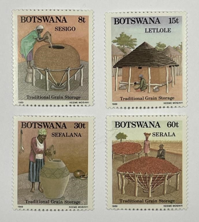 BOTSWANA: #452-455 Set Mint MPH
