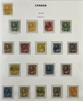 CANADA: 1912-1925 George V Complete Set Used