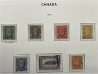 CANADA: 1932 Lot of 7 Stamps Used