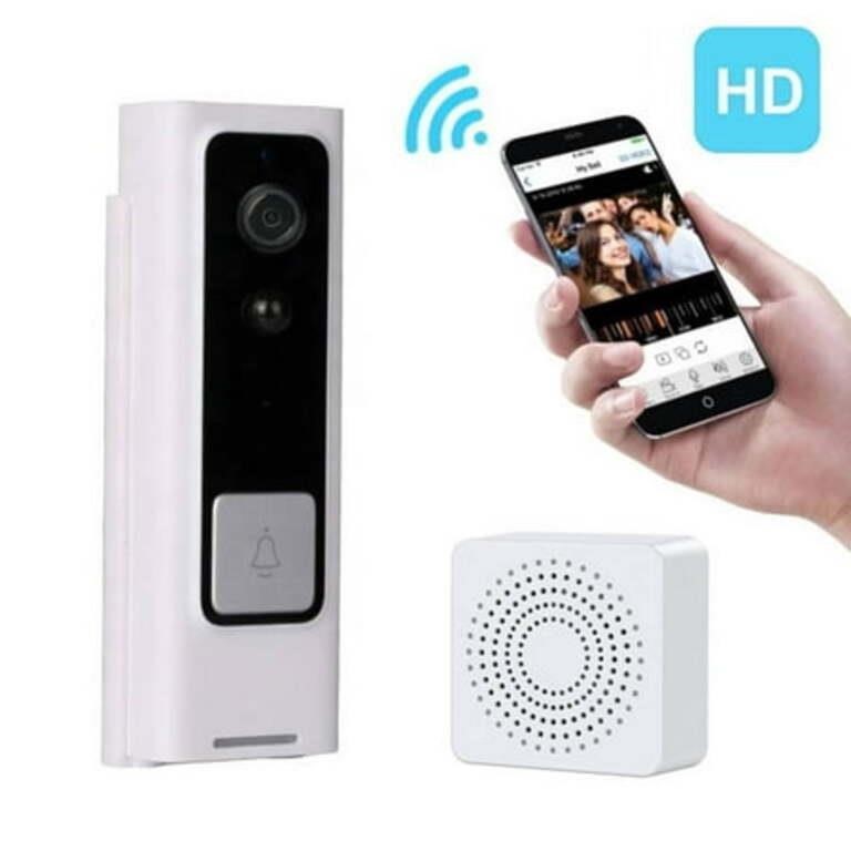 HOOFUN Wireless Doorbell Camera  Video Ring  Motio