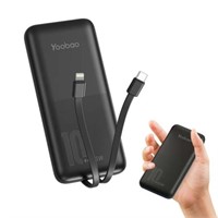 Yoobao 10000mAh Charger  4 Outputs  USB C  PD 20W