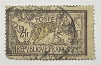 FRANCE: 1900 2 Fr Liberty & Peace #126 Used