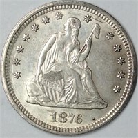 1876 25C AU