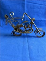 Handmade Metal Motocycle Art