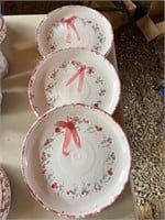 Bybee Pottery 3pc 10" Christmas Plates