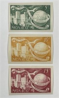 MONACO: 1949 Imperforate #245-246 Mint MNH